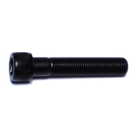 3/8-24 Socket Head Cap Screw, Plain Steel, 2 In Length, 5 PK